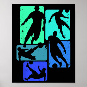 Soccer Players Fans Byll Kick Graphic Cool Streetw Poster