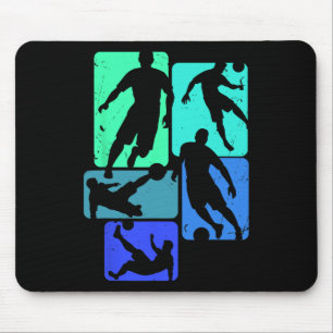 Soccer Players Fans Ll Kick Graphic Cool Streetwea Mouse Pad
