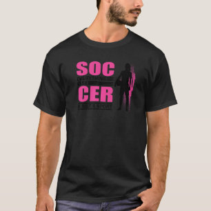 Soccer Players Soccer Team Graphic Women Girls Soc T-Shirt