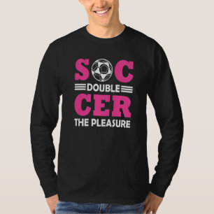 Soccer Players Soccer Team Graphic Women Girls Soc T-Shirt