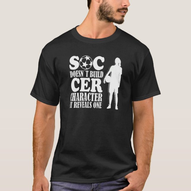 Soccer Players Soccer Team Graphic Women Girls Soc T-Shirt (Front)