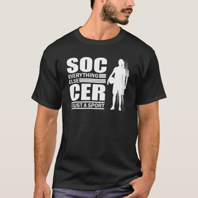 Soccer Players Soccer Team Graphic Women Girls Soc T-Shirt (Front)