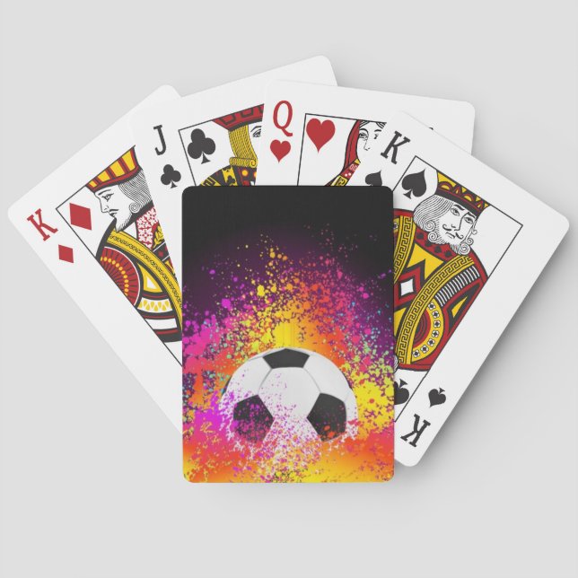 Soccer Playing Cards (Back)
