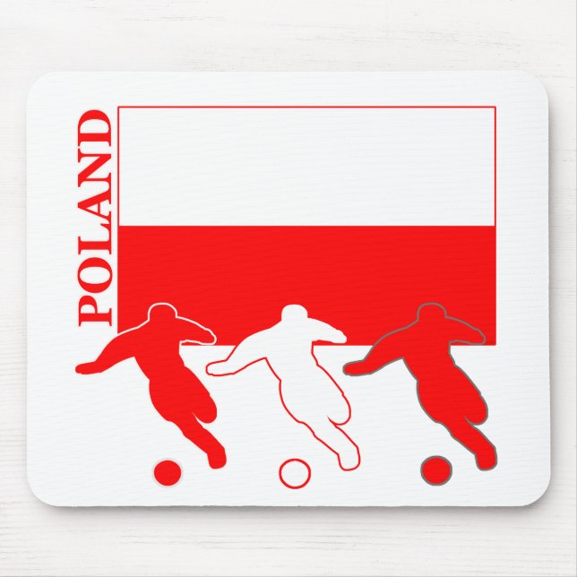 Soccer Poland Mouse Pad (Front)