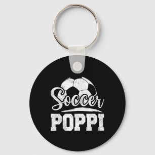 Soccer Poppi Soccer Player Game Day Father&# s Da Key Ring