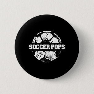 Soccer Pops Funny Sketch Split Soccer Ll Father's 6 Cm Round Badge