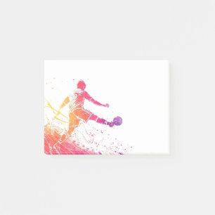 Soccer  post-it notes