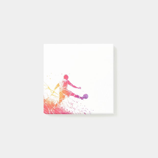 Soccer  post-it notes (Front)