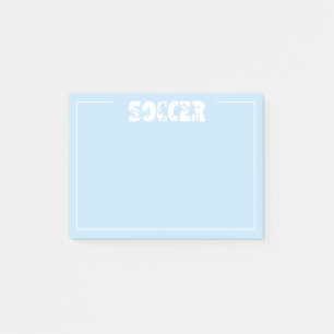 Soccer post-it notes