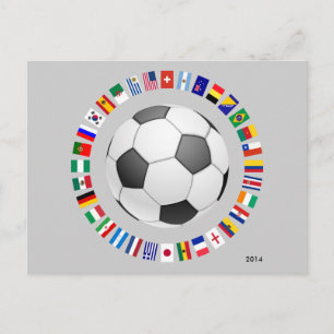 SOCCER POSTCARD