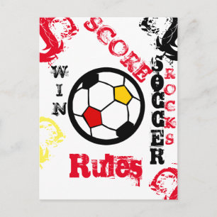 SOCCER POSTCARD