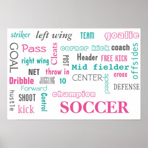 Soccer Poster! Great way to display! Poster