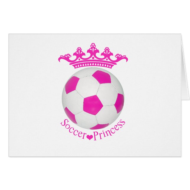 Soccer Princess, Pink Soccer ball (Front Horizontal)