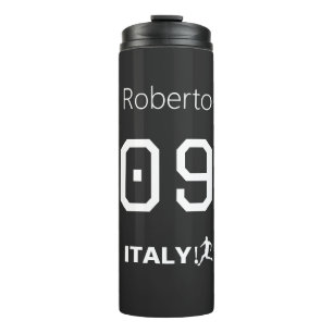 Soccer Professional Monochrome Edition Personal Thermal Tumbler