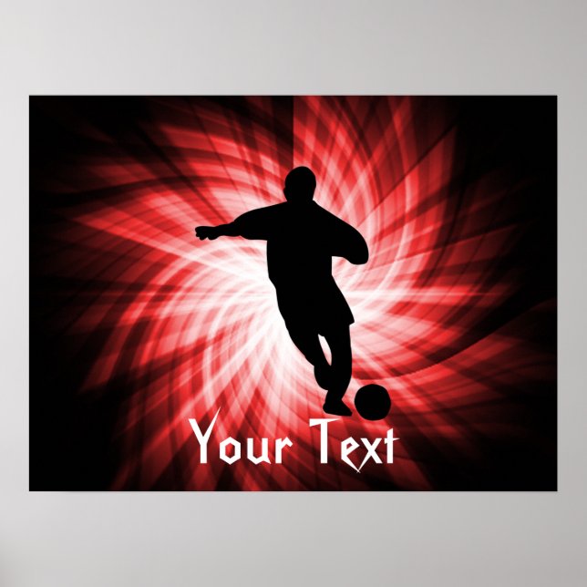 Soccer; red poster (Front)