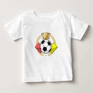 Soccer red & yellow card Trophy Baby T-Shirt