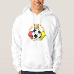 Soccer red & yellow card Trophy Hoodie