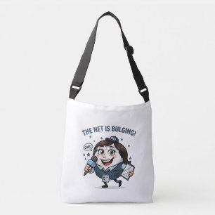 Soccer Reporter Mascot Crossbody Bag