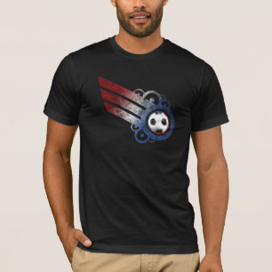 Soccer Retro Stripe USA T-Shirt