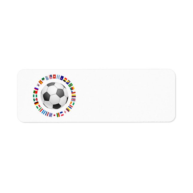 SOCCER RETURN ADDRESS LABEL (Front)