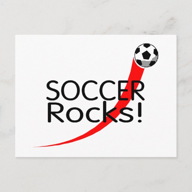 Soccer Rocks Postcard (Front)