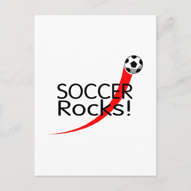 Soccer Rocks Postcard (Front)