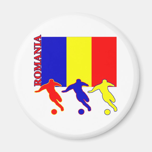 Soccer Romania Magnet (Front)