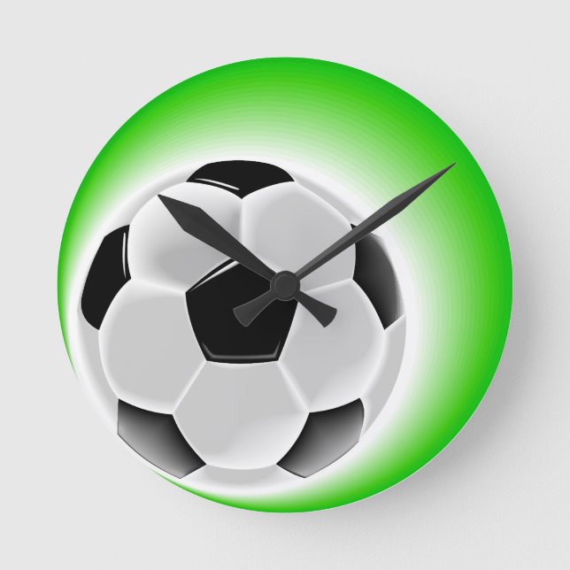 Soccer Round Clock (Front)