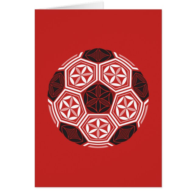 soccer sacred geometry red (Front)
