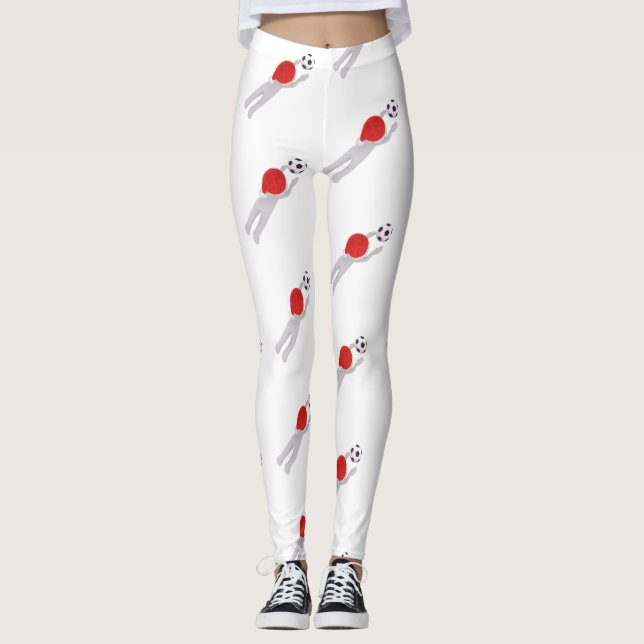 soccer santa claus leggings (Front)