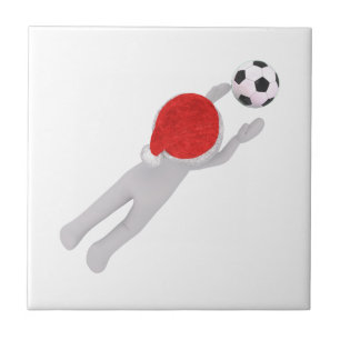 soccer santa claus tile