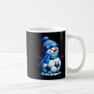 Soccer Santa Hat Snowman Xmas Funny Soccer Lover C Coffee Mug
