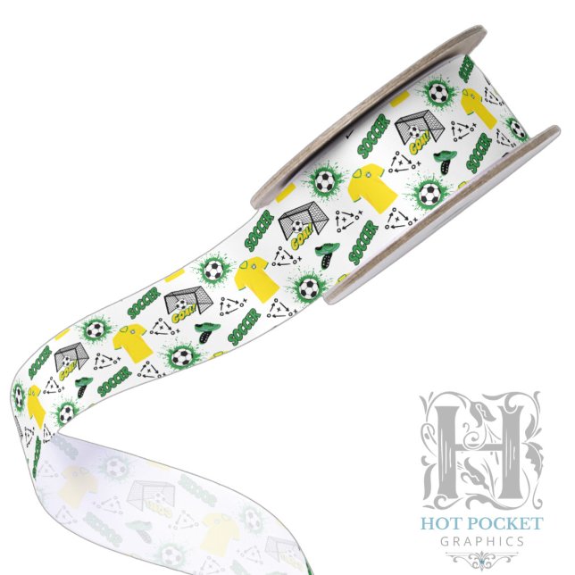 Soccer Satin Ribbon (Creator Uploaded)