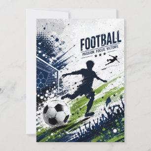 Soccer Save the Date   Football Wedding Announceme