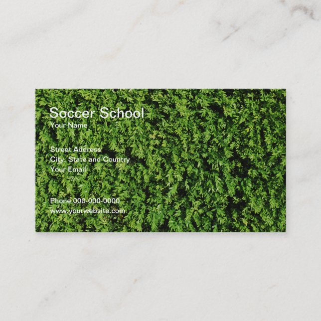 Soccer School Business Card (Front)