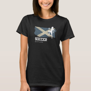 Soccer Scotland Flag Football Womens Soccer Girls T-Shirt