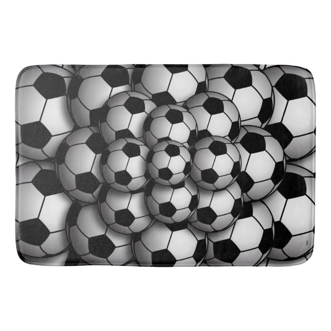 Soccer Season Bath Mat (Front)