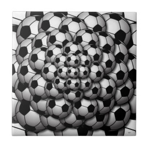 Soccer Season Ceramic Tile