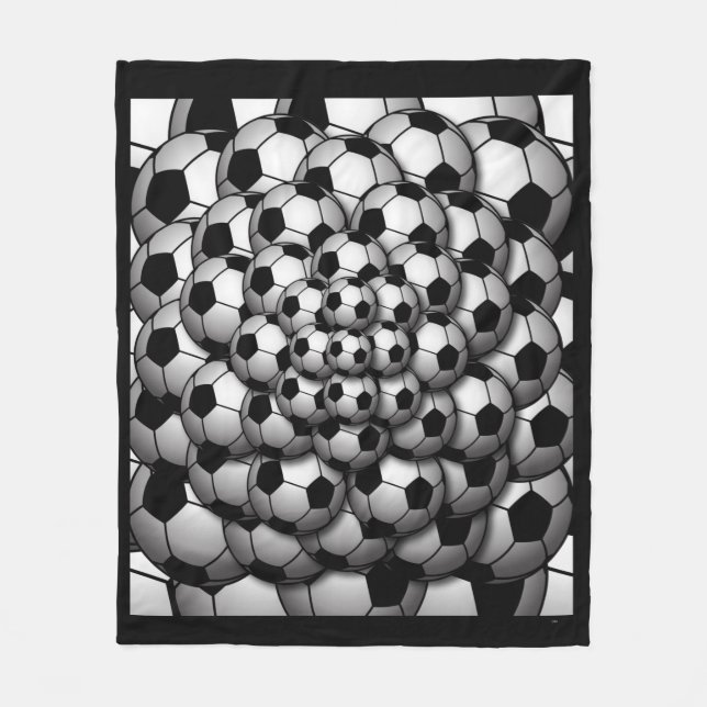 Soccer Season Fleece Blanket (Front)