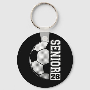 Soccer Senior 26 Cl Of 2026 Grad Key Ring