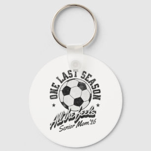 Soccer Senior Mum 2026 Distressed Key Ring