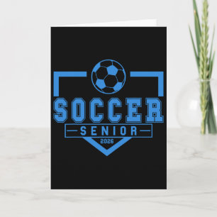Soccer Senior Night Soccer Senior 2026 Graduation Card