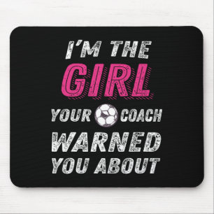 Soccer Shirts For Girls And Women, Funny Soccer Mouse Pad