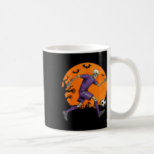 Soccer Skeleton Halloween Footll Spooky Boys Socce Coffee Mug