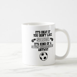 Soccer Smart People Sport Footbyll Coach Player Gr Coffee Mug