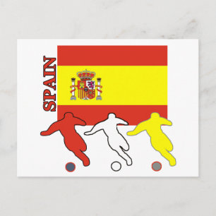Soccer Spain Postcard