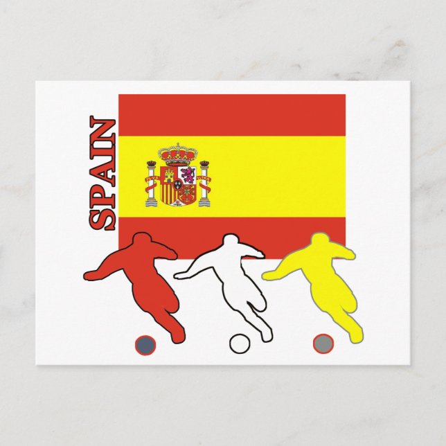 Soccer Spain Postcard (Front)