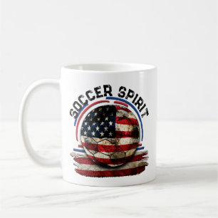 Soccer Spirit USA, Football Soccer Coffee Mug