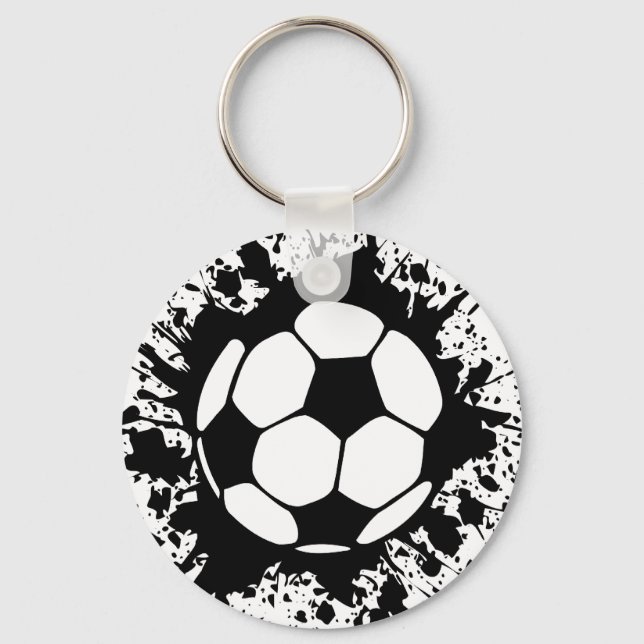 soccer splat. key ring (Front)