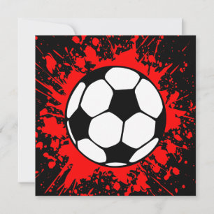 soccer splatz invitation